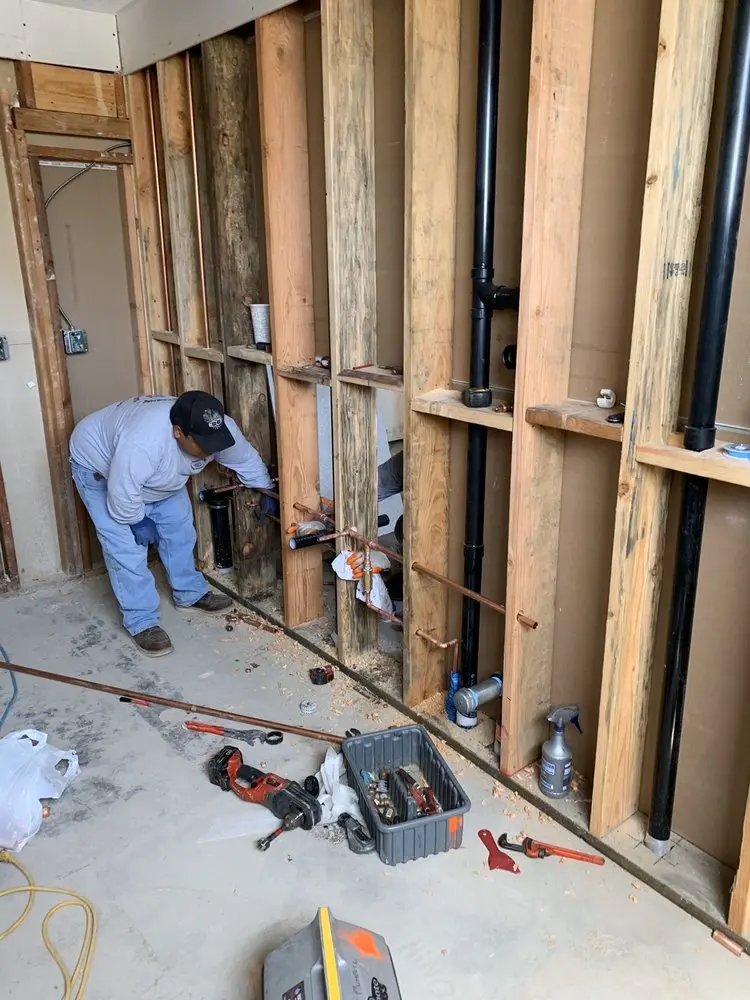 Commercial rough-in plumbing for Water Heater Replacement in Charlies Grove